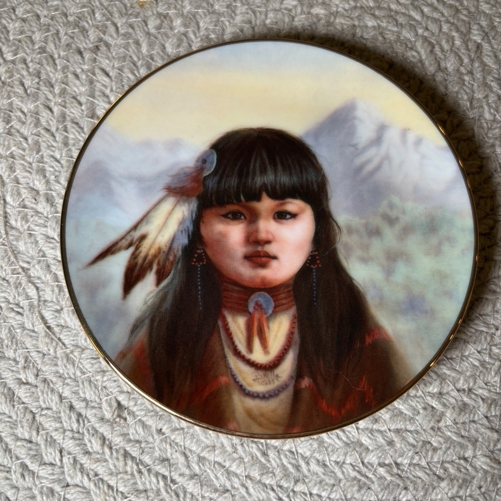 Spring Breeze Collector Plate by Perillo 1989 Artaffects‎ No. 2204